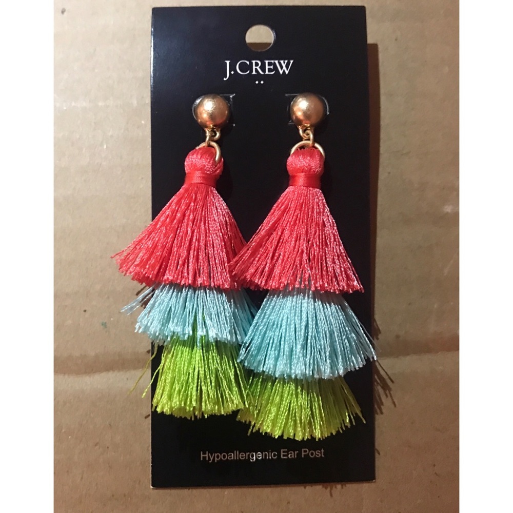 J Crew Tassle Earrings